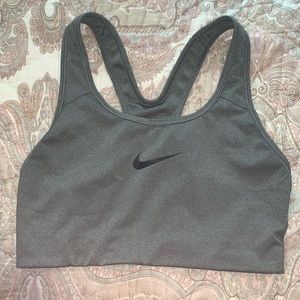 Gray Nike Sports Bra